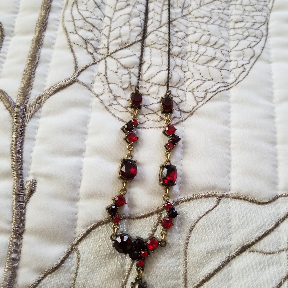 Vintage Ruby Necklace